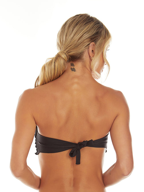 Hope it falls Lastex With Cup and Strap Medium Lace and Rings Panties