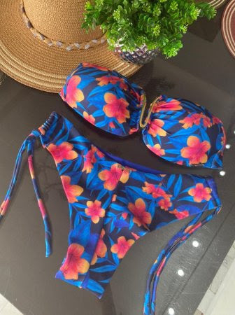 Women's Brazilian Bikini Set with Rim Panties Comfortable Bikini (RETURN AND EXCHANGE)