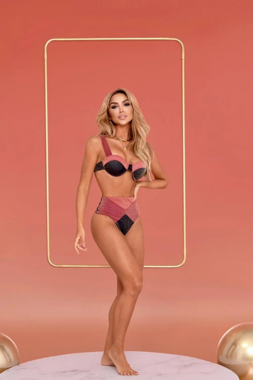 Hot Pants Collors LUREX Brazilian Bikini