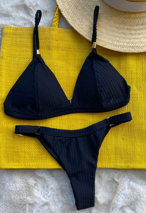 Bikini Set Bust Curtain With Thread Panties Gummy Rose