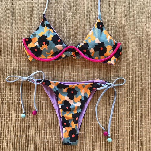 Brazilian Bikini with Full Rim and Adjustable Sexy Panties (NO RETURN AND EXCHANGE)