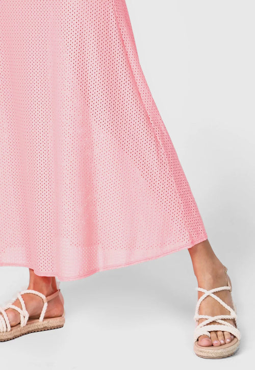 Perforated Long Skirt Cover-up Skirt Long Beach