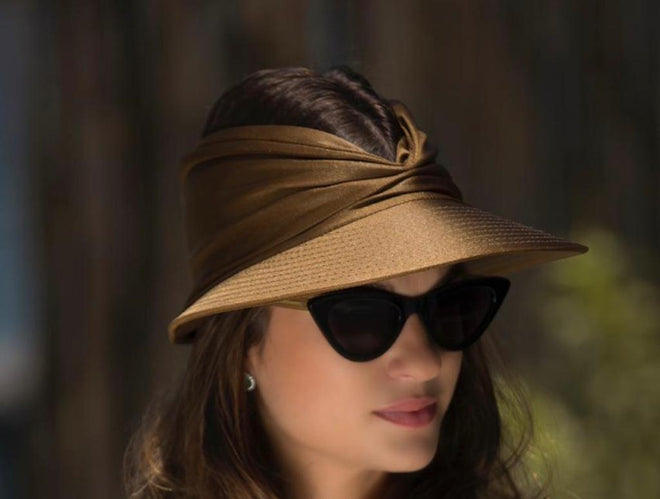 Old Gold Turban Brazilian Visor