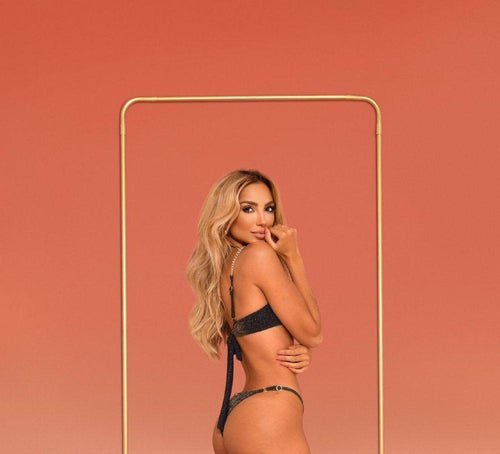 Brazilian Bikini with Chains LUREX