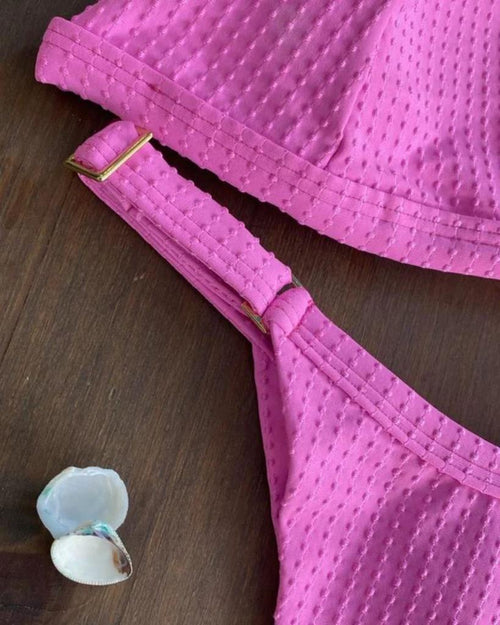 Bikini Set Bust Curtain With Thread Panties Gummy Rose