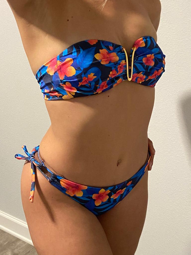 Women's Brazilian Bikini Set with Rim Panties Comfortable Bikini (RETURN AND EXCHANGE)