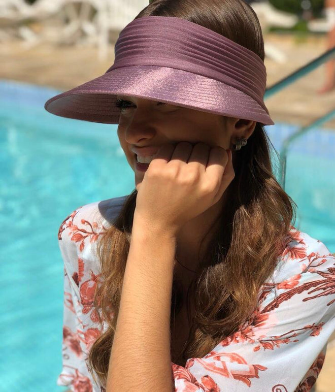Galaxy Pleated Brazilian Visor